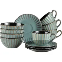 Mäser Confino Frühstücksset 12-tlg. blau