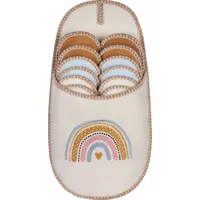 Onvaya ONVAYA® ABS Gästepantoffel | Regenbogen mit Herz |