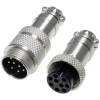 Pollin 453567 Rundstecker, Buchse Tot Pole: 9 1 KIT