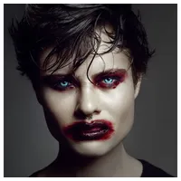 Aricona Kontaktlinsen Farblinsen - Blaue farbige Jahreslinsen - Halloween