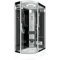 AcquaVapore Dusche Duschkabine D60-73T2L Duschtempel Sauna 120x80 cm