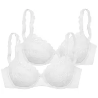 PETITE FLEUR Bügel-BH Damen 2xweiß Gr.90E