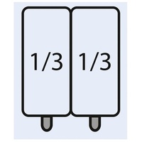 Saro E7/CPCEXC Nudelkorb-Set 2 x 1/3 GN