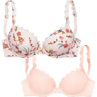 PETITE FLEUR Schalen-BH Damen puder+puder-bedruckt Gr.90C