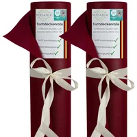 Sensalux Tischdeckenrollen-Set, 2 Stück, stoffähnliches Vlies, Event, Geburtstagsfeier, 1,5m