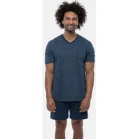Ammann Schlafanzug Organic Cotton Cord in Dunkelblau | Gr.: