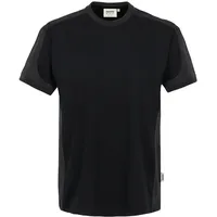 Hakro T-Shirt Contrast Performance 290-05 schwarz;anthrazit 4XL