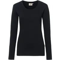 Hakro Damen Longsleeve Mikralinar® schwarz, XS