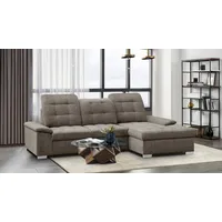 Werk2 Ecksofa Carmen, Sofa, Eckcouch mit Schlaffunktion, Bettkasten und