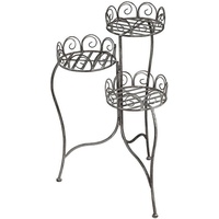 Ambiente Haus Blumenständer in grau (H) 70cm | Gr.: