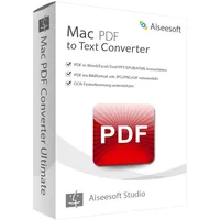Aiseesoft Mac PDF to Text Converter