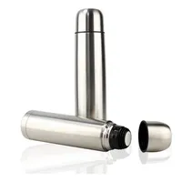 Michelino 0.5L Thermoskanne Edelstahl Doppelwandig Getränkespender Isolierkanne Kanne Kaffee