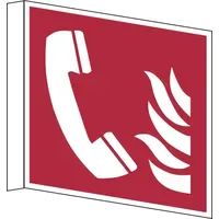 Wagner-sicherheit Brandschutzzeichen Brandmeldetelefon F006 20 x 20 cm nachleuchtend