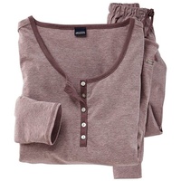 Arizona Damen Pyjama mauve-meliert Gr.44/46