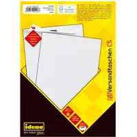 IDENA Versandtaschen ohne Fenster, haftklebend, aus Papier 10 Stück