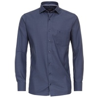 CasaModa Businesshemd Casamoda Businesshemd uni blau|grau 43