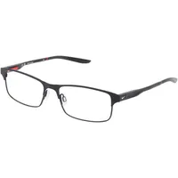 Nike 8046 Herren-Brille inkl. Gläser Vollrand Eckig Edelstahl-Gestell 54mm/16mm/140mm,