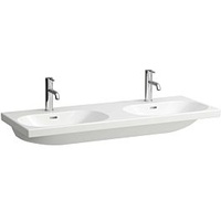 Laufen Lua Doppelwaschtisch H8140810001421, 120x46cm, unterbaufähig, weiß,