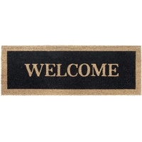HANSE HOME Kokos Welcome Border, Türmatte", braun, B:75cm H:15mm