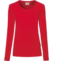 Hakro Damen Longsleeve Mikralinar® rot,