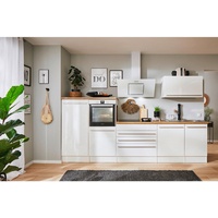 Respekta Küchenblock Gabriel LBBERP320HWWC ohne E-Geräte 320 cm Weiß