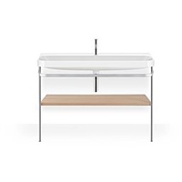 Duravit Happy D.2 Plus Möbelwaschtisch-Kombination HP4839O71710000 117,5x49cm, mit Metallkonsole,