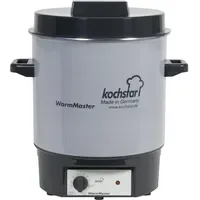 Kochstar Einkochautomat WarmMaster ohne Uhr 27 l Ø35cm steingrau/weiß