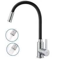Auralum max Küchenarmatur Wasserhahn mit Flexibler Auslauf Spültischarmatur mit
