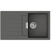 Hansgrohe Einbauspüle S520 m Tropffl, 840x480mm, 1 Beck., steingrau