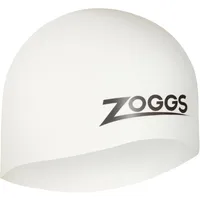 Zoggs – Easy-fit Silicone Cap Badekappe Weiss, Einheitsgröße EU