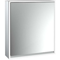 EMCO loft Aufputz-Lichtspiegelschrank 979805100 600x733mm, LED umlaufend, 1 Tür,