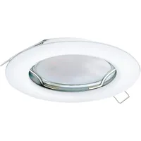 EGLO LED Einbauleuchte Peneto Weiß, GU10 3W 240lm 3000K