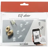 Creativ Company Fußabdrücke Mini-Kreativ-Set für Wichteltüre