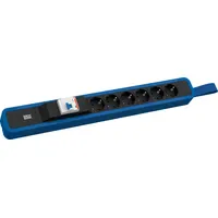 Bachmann PRIMO 2 6xCEE7/3 1xFI mit Schlaufe 2,0m CEE7/7