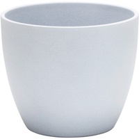 Scheurich 920 Stone Blumentopf aus Keramik, rund, Stein-Optik, Grey