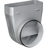 Gaggenau AD854032, Adapterrohrstück, 90° °, rund-flach