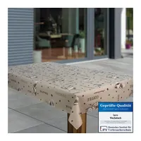 Laro Tischdecke Wachstuch-Tischdecken Abwaschbar Kaffee Espresso Braun rechteckig braun