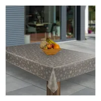 Laro Wachstuch-Tischdecke Abwaschbar Garten-Tischdecke Wachstischdecke PVC Plastik-Tischdecken Eckig Meterware