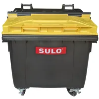 Sulo Graue Mülltonne Müllcontainer MGB 1100 Liter mit Einwurfdeckel