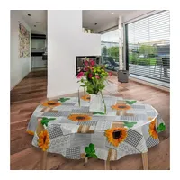 Laro Wachstuch-Tischdecke Abwaschbar Garten-Tischdecke Wachstischdecke PVC Plastik-Tischdecken Eckig Meterware