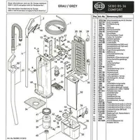 Sebo Abluftfilter für Sebo BS 36/46
