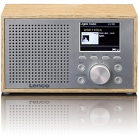 Lenco DAR-017WH - Kompaktes und stilvolles DAB+/FM-Radio mit Bluetooth