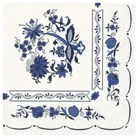 Home fashion Home Fashion, Zwiebelmuster, Lunch-Servietten aufgefaltetes Maß 33