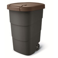 Prosperplast Wheeler 95L Müllbehälter mit Rädern und Deckel Mülltonne