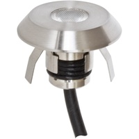 EVN LED Wand-/Deckeneinbau, rund, IP44, 350mA, 1W, 3000K, 55lm,