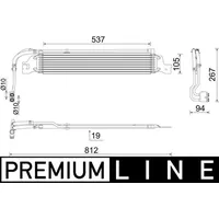 Mahle Ölkühler, Automatikgetriebe MAHLE für OPEL Astra J