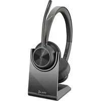 Poly VOYAGER 4320-M Stereo MS-Teams-zertifiziertes Headset mit Ladestation