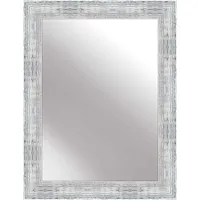Nielsen HOME Rahmenspiegel Chiara (65 x 85 cm, Silber/Weiß)