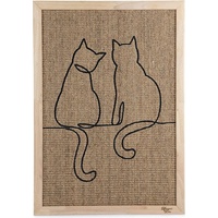 Designed by Lotte Kratzbrett 70 cm braun