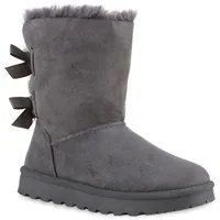 VAN HILL Schlupfstiefeletten Ivy in Grau - Gr.: 37